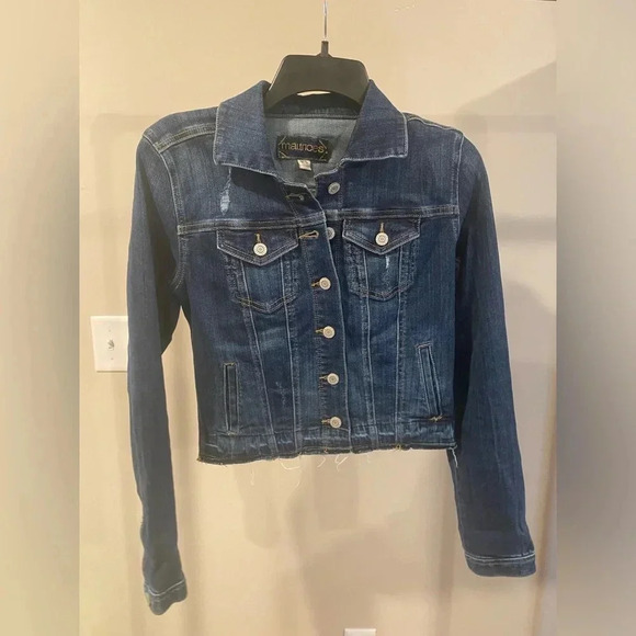 Maurices jean jacket button up on front. size XS Extra Small. - Picture 1 of 4